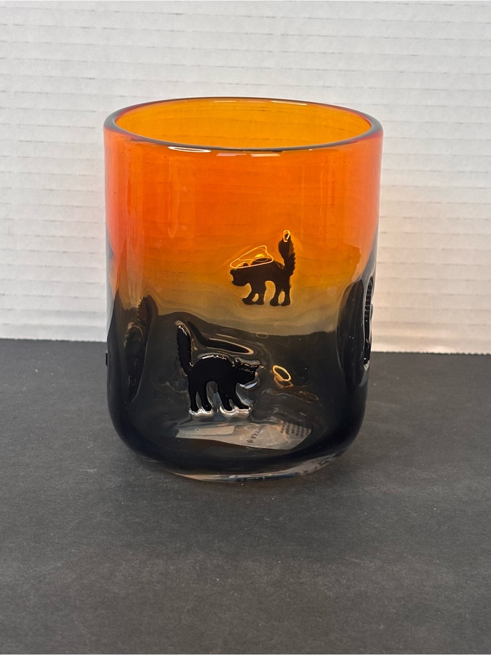 NEW Anthropologie Mystic Halloween Scaredy Cat Icon Juice Glass 17.9 OZ - Picture 5 of 11